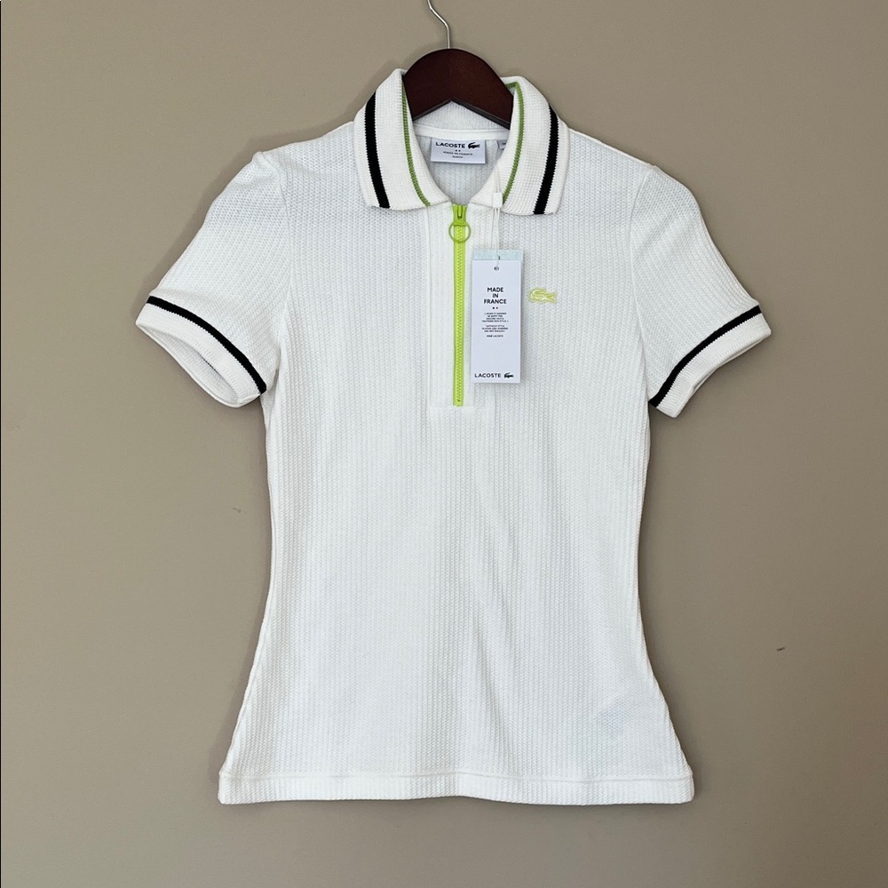 Lacoste Women's Made in France Slim Fit Pique Polo